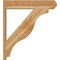 Ekena Millwork Funston Craftsman Rough Sawn Outlooker, Western Red Cedar, 8"W x 38"D x 42"H OUT08X38X42FST04RWR - alternate 2
